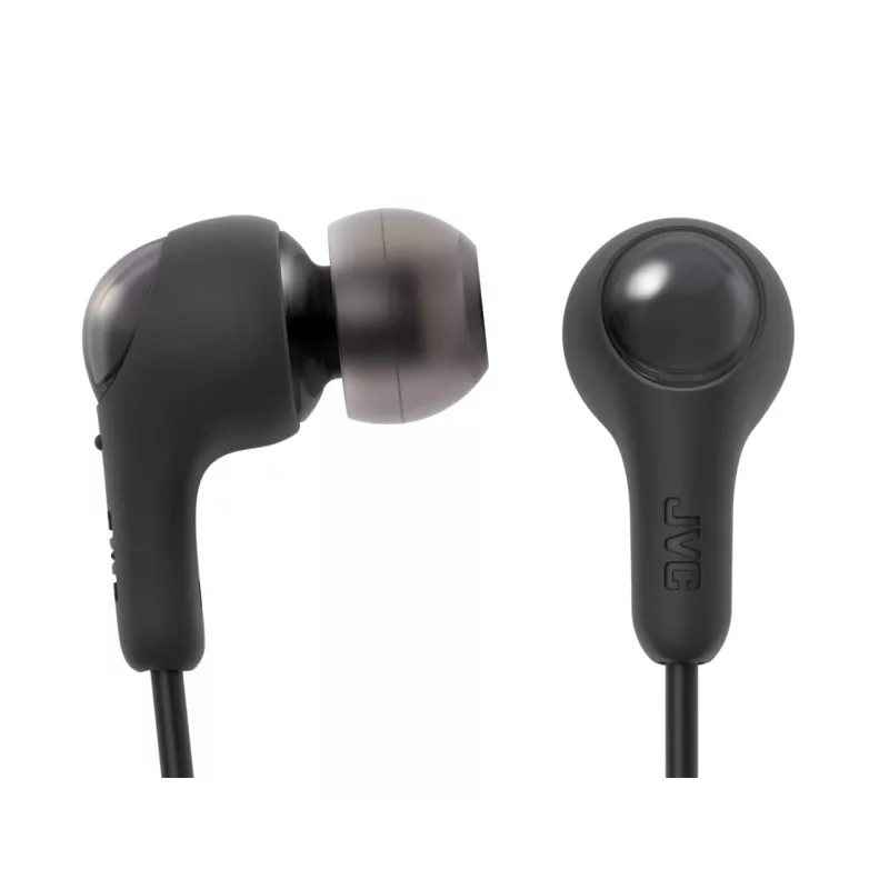 Wired in-ear headset JVC HA-FR9UC with USB-C, 9.2 mm drivers, 5–22000 Hz, inline mic and controls, 1.2 m cable, black