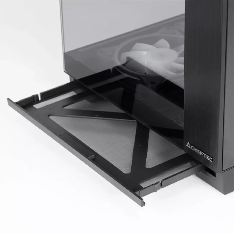 Chieftec Visio GM-30B-TG-OP Black Tempered Glass x 2 Cube Black