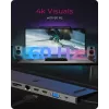 ICY BOX 11-in-1 via USB Type-C, Wired, USB 3.2 Gen 1 (3.1 Gen 1) Type-C, 100 W, 3.5 mm, 10,100,1000 Mbit/s, Anthracite, Black