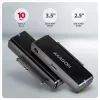 Axagon ADSA-FPX USB-C 10Gbps FAST PORT X adapter for 2.5 inch/3.5 inch SSD/HDD