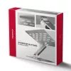 Axagon STND-LQ stand for notebooks and tablets 10 inch–17.3 inch. Adjustable height and angle