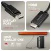 Axagon RVD-HI20C2 DisplayPort -> HDMI 2.0b cable 1.8m, 4K/60Hz