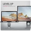 Axagon STND-LR Aluminum stand with 360° rotation for laptops 10 inch–17.3 inch. Adjustable height and angle.