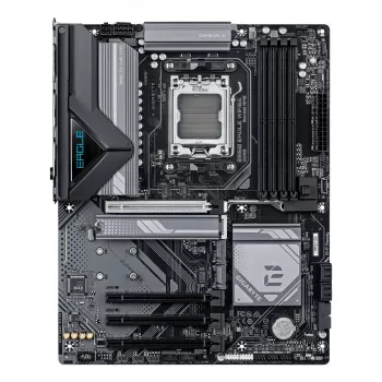 GIGABYTE B850 EAGLE WIFI6E Motherboard - AMD Ryzen 9000 Series CPUs, 8+2+2 Phases Digital VRM, up to 8200MHz DDR5 (OC), 1xPCIe 5.0 + 2xPCIe 4.0 M.2, GbE LAN, WIFI 6E, USB 3.2 Gen 2