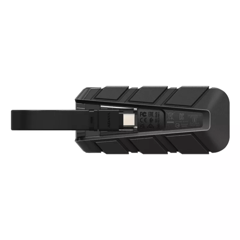 ADATA Externe SSD SC740 2TB Plug&Go blue 1050/1000 MIL.STD USB Type-C 3.2 Gen 2 (3.1 Gen 2) Black, Blue