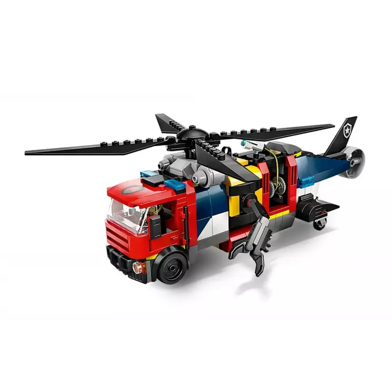 Construction Toy LEGO City Combination Set 60462 — Helicopter and Fire Truck, 874 pieces, 3 minifigures, age 7+