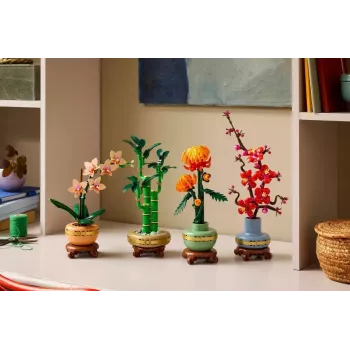 Decorative LEGO Icons model plant — LEGO 10344 Lucky Bamboo Botanical Collection, 325 pieces, 290 mm height