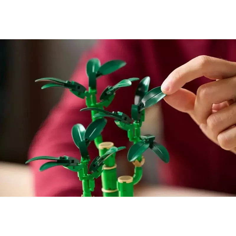 Decorative LEGO Icons model plant — LEGO 10344 Lucky Bamboo Botanical Collection, 325 pieces, 290 mm height
