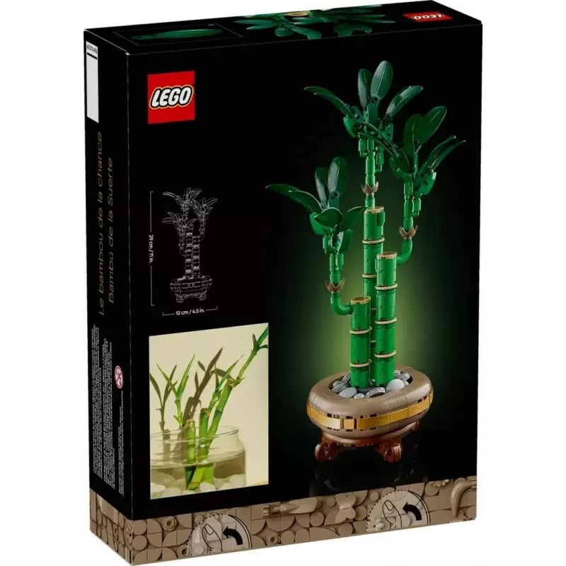Decorative LEGO Icons model plant — LEGO 10344 Lucky Bamboo Botanical Collection, 325 pieces, 290 mm height
