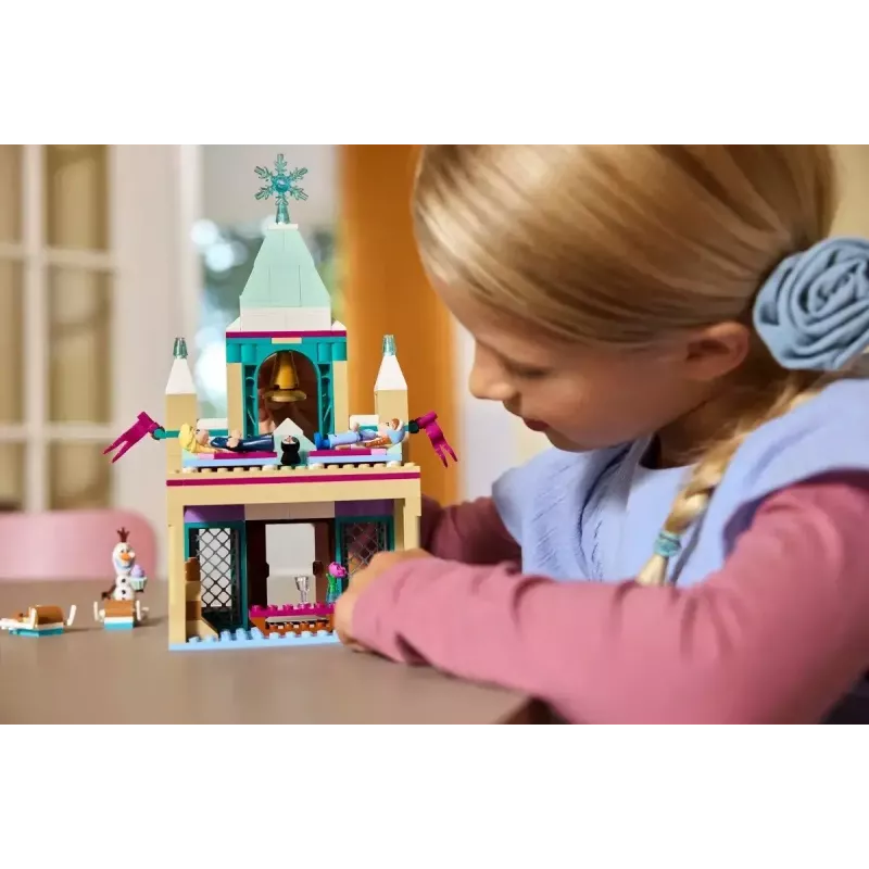 LEGO construction toy Disney Princess Arendelle Castle 43265 — 177 pieces, 3 minifigures, for ages 5+, display set (250×60×40 mm)