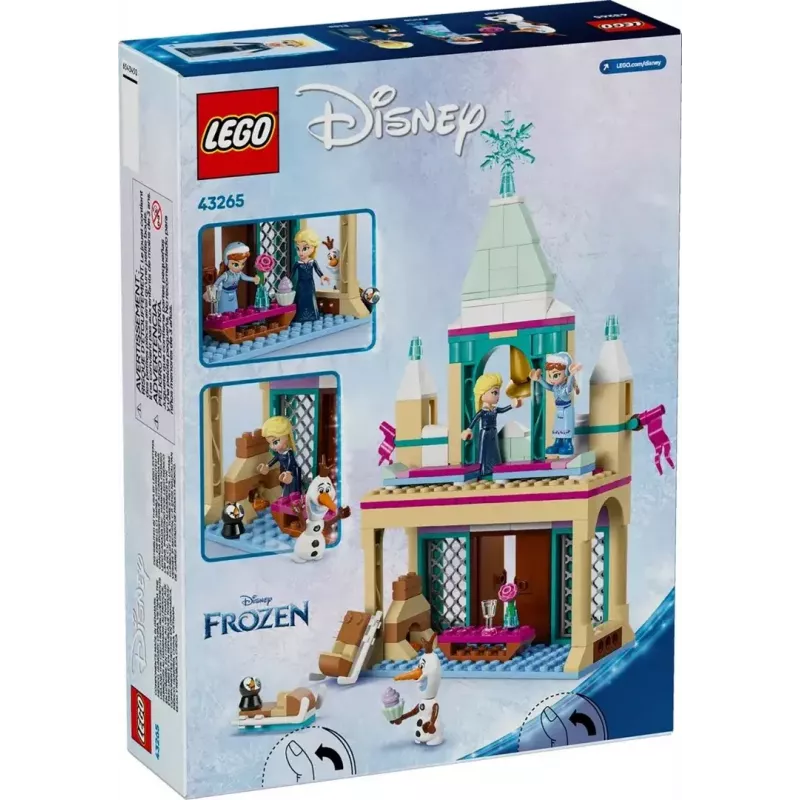 LEGO construction toy Disney Princess Arendelle Castle 43265 — 177 pieces, 3 minifigures, for ages 5+, display set (250×60×40 mm)