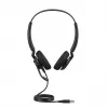 Jabra Engage 40 - (Inline Link) USB-C/A UC Stereo, Wired, Office/Call center, 63 g, Headset, Black