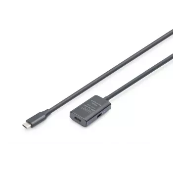 DIGITUS Active USB-C Extension Cable - 5G USB 3.2 Gen1 USB-C - USB-C (M/F) - 5m