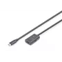 DIGITUS Active USB-C Extension Cable - 5G USB 3.2 Gen1 USB-C - USB-C (M/F) - 5m