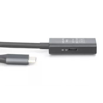 DIGITUS Active USB-C Extension Cable - 5G USB 3.2 Gen1 USB-C - USB-C (M/F) - 5m