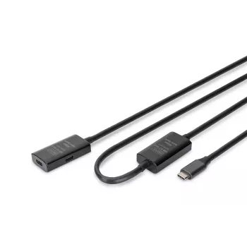 DIGITUS Active USB-C Extension Cable - 5G USB 3.2 Gen1 USB-C - USB-C (M/F) - 10m