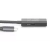 DIGITUS Active USB-C Extension Cable - 5G USB 3.2 Gen1 USB-C - USB-A (M/F) - 10m