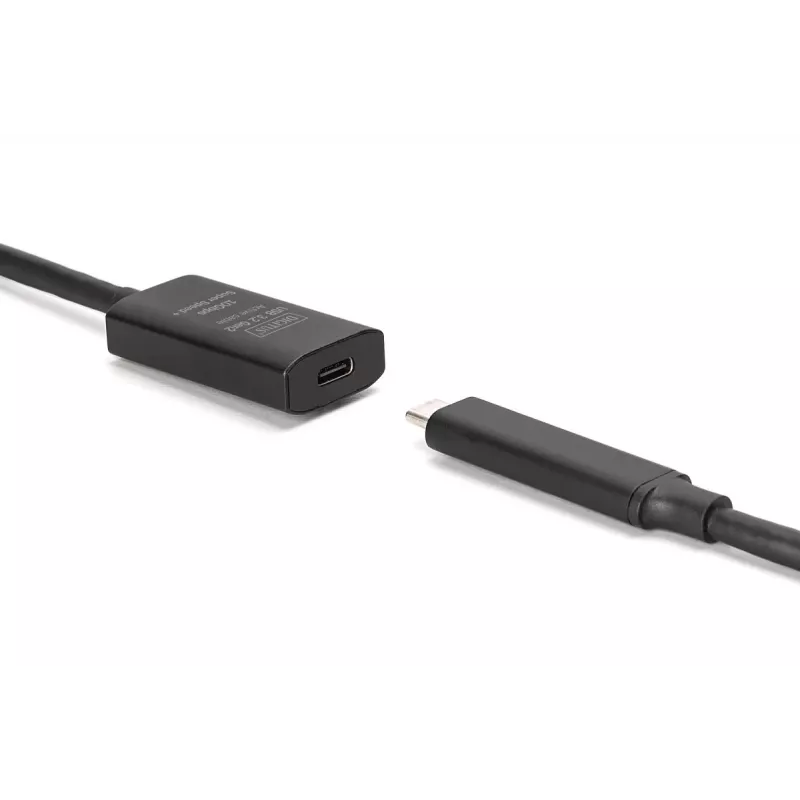DIGITUS Active USB-C Extension Cable - 10G USB 3.2 Gen2 USB-C - USB-C (M/F) - 5m