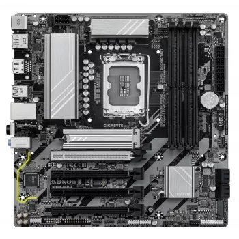 GIGABYTE B860M DS3H WIFI6E Motherboard - Intel Core Ultra Series CPUs, 5+1+2+1 Phases VRM, up to 9066MHz DDR5, 1xPCIe 5.0 + 1xPCIe 4.0 M.2, 2.5GbE LAN, WIFI 6E, USB 3.2 Gen 2
