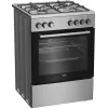 Beko FBE62130GXDN cooker Freestanding cooker Electric Gas Black