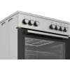 Beko FBE62130GXDN cooker Freestanding cooker Electric Gas Black