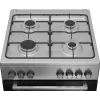 Beko FBE62130GXDN cooker Freestanding cooker Electric Gas Black