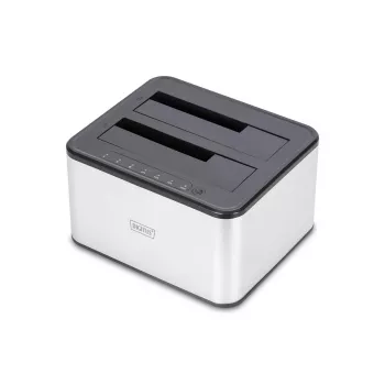 DIGITUS SATA Docking Station USB 3.0 - 2-port 2.5 inch/3.5 inch SSD/HDD clone function