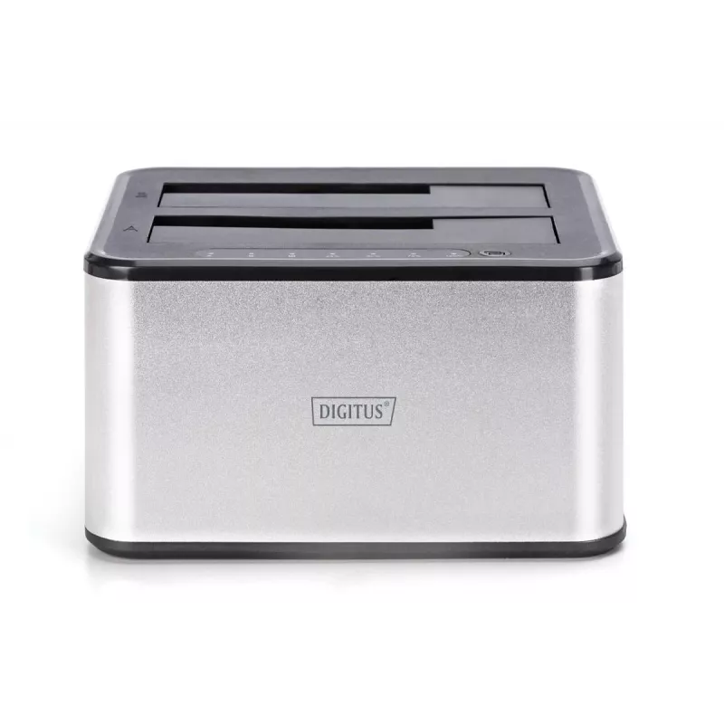 DIGITUS SATA Docking Station USB 3.0 - 2-port 2.5 inch/3.5 inch SSD/HDD clone function