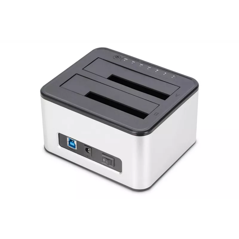 DIGITUS SATA Docking Station USB 3.0 - 2-port 2.5 inch/3.5 inch SSD/HDD clone function