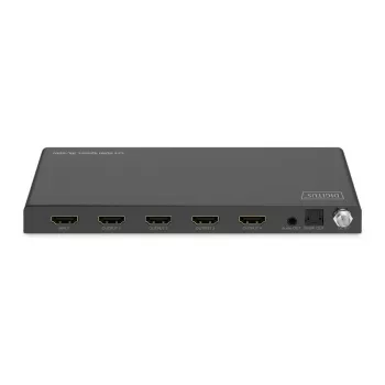 DIGITUS 1x4 HDMI Splitter 8K/60Hz (4:4:4) Toslink Stereo EDID Control