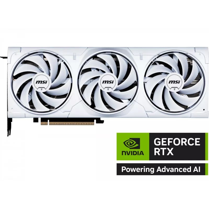 Graphics Card MSI GeForce RTX 5080 16GB GDDR7, PCIe 5.0, 256-bit, 303 mm, 360W, 3xDP 1xHDMI, White