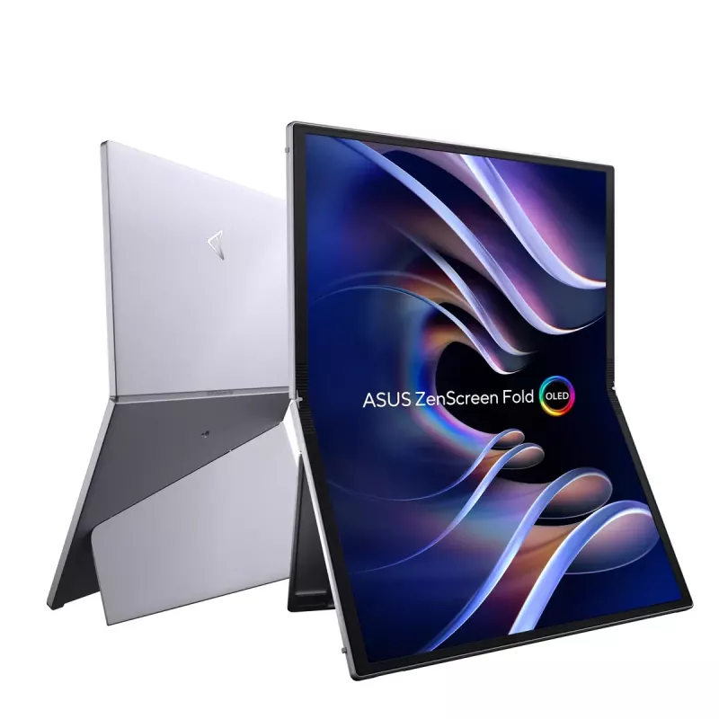 ASUS ZenScreen Fold OLED MQ17QH computer monitor 43.9 cm (17.3 inch) 2560 x 1920 pixels Quad HD Silver