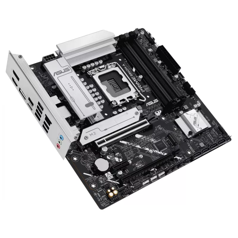 Motherboard ASUS PRIME B860M-A-CSM — Intel B860, LGA 1851, micro ATX, DDR5, 4 DIMM, 256 GB, 2.5 Gb Ethernet, 4x SATA III, M.2, 1x PCIe x16
