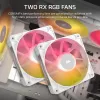CORSAIR CPU Cooler - Icue Link Titan 240 Rx RGB Aio Liquid Cooler - White