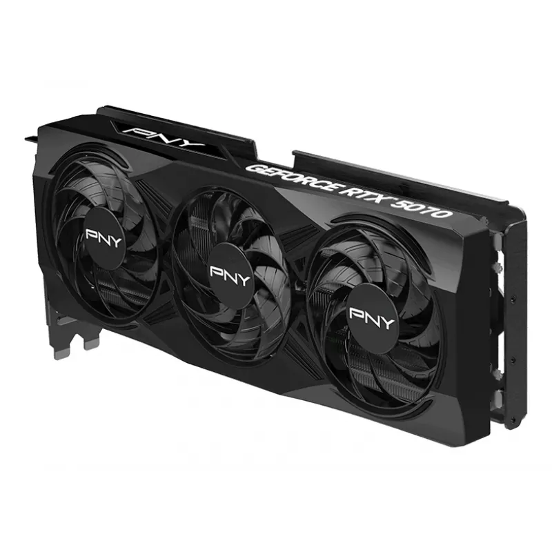 PNY GeForce RTX 5070 12GB Overclocked Triple Fan - 12GB GDDR7 - DisplayPort 2.1b / HDMI 2.1b