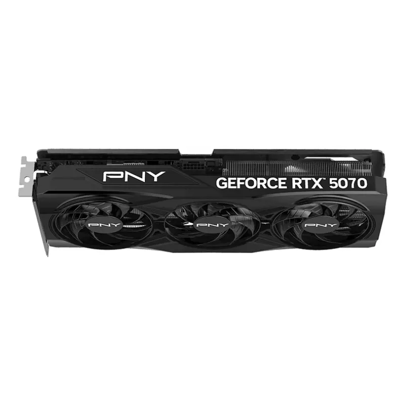 PNY GeForce RTX 5070 12GB Overclocked Triple Fan - 12GB GDDR7 - DisplayPort 2.1b / HDMI 2.1b