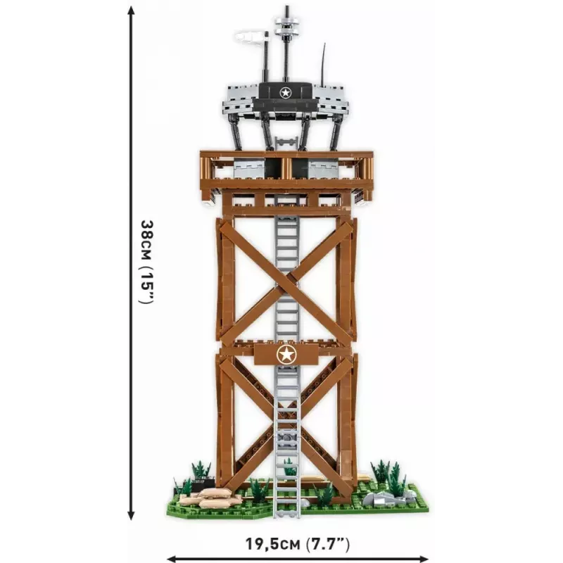 Construction toy set Cobi Blocks Control Tower 664 pieces model COBI-3125