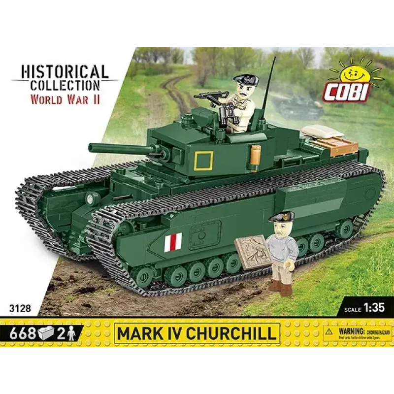 Cobi Blocks Mark IV Churchill building set, 668 pieces (COBI-3128)