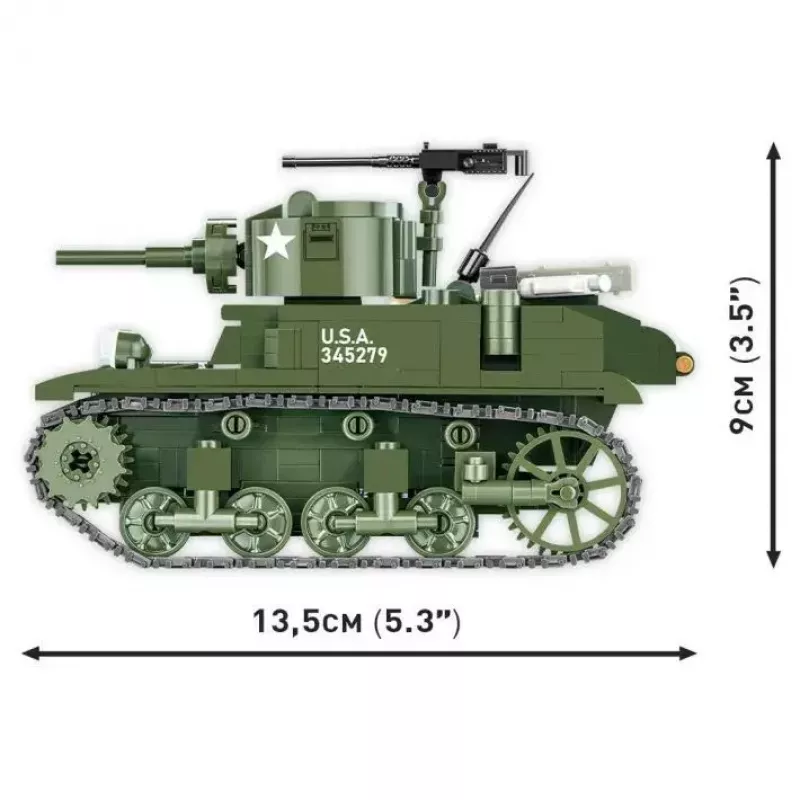 Building blocks set Cobi Blocks M3 Stuart, 511 pieces, compatible with other brands