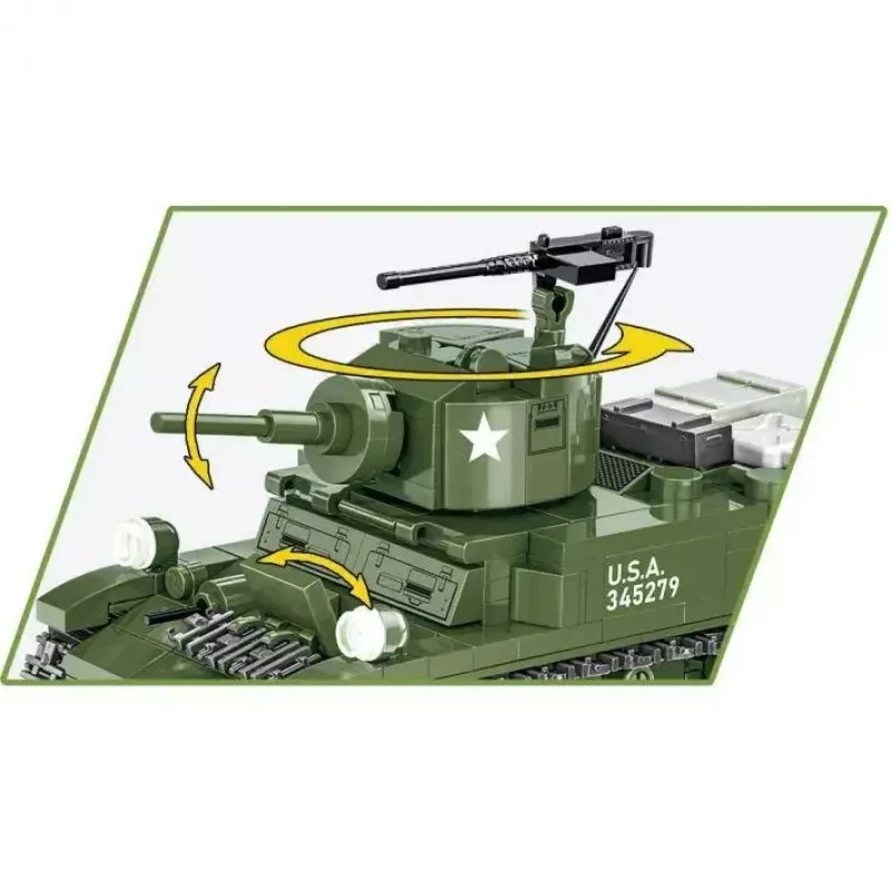Building blocks set Cobi Blocks M3 Stuart, 511 pieces, compatible with other brands