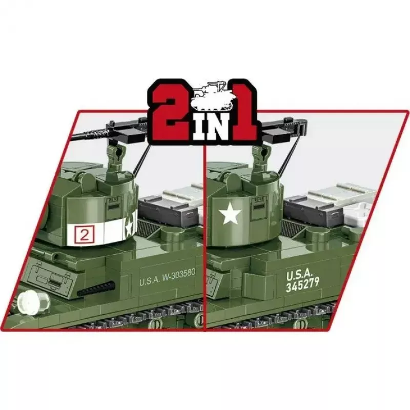 Building blocks set Cobi Blocks M3 Stuart, 511 pieces, compatible with other brands
