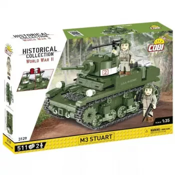 Building blocks set Cobi Blocks M3 Stuart, 511 pieces, compatible with other brands