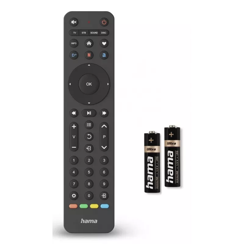 Hama 00221053 remote control IR Wireless TV Press buttons