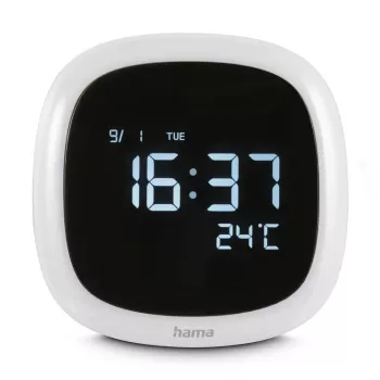Hama Bora Bora Digital alarm clock White