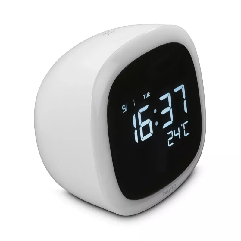 Hama Bora Bora Digital alarm clock White
