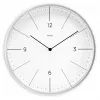 Quartz clock Hama Sardinia Circle Grey White Battery AA 300mm