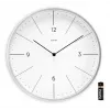Quartz clock Hama Sardinia Circle Grey White Battery AA 300mm