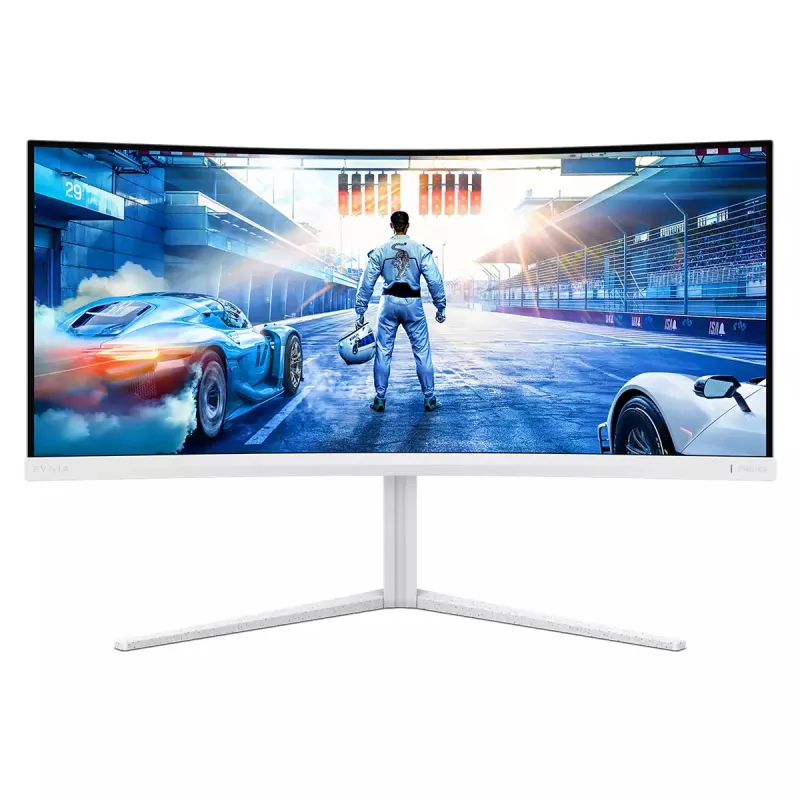 Philips Evnia 5000 34M2C5501A/00 computer monitor 86.4 cm (34 inch) 3440 x 1440 pixels Wide Quad HD LCD White
