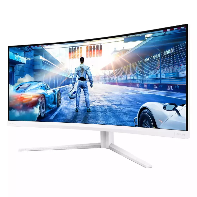 Philips Evnia 5000 34M2C5501A/00 computer monitor 86.4 cm (34 inch) 3440 x 1440 pixels Wide Quad HD LCD White