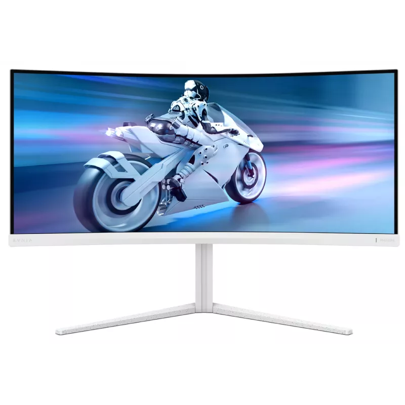 Philips Evnia 5000 34M2C5501A/00 computer monitor 86.4 cm (34 inch) 3440 x 1440 pixels Wide Quad HD LCD White